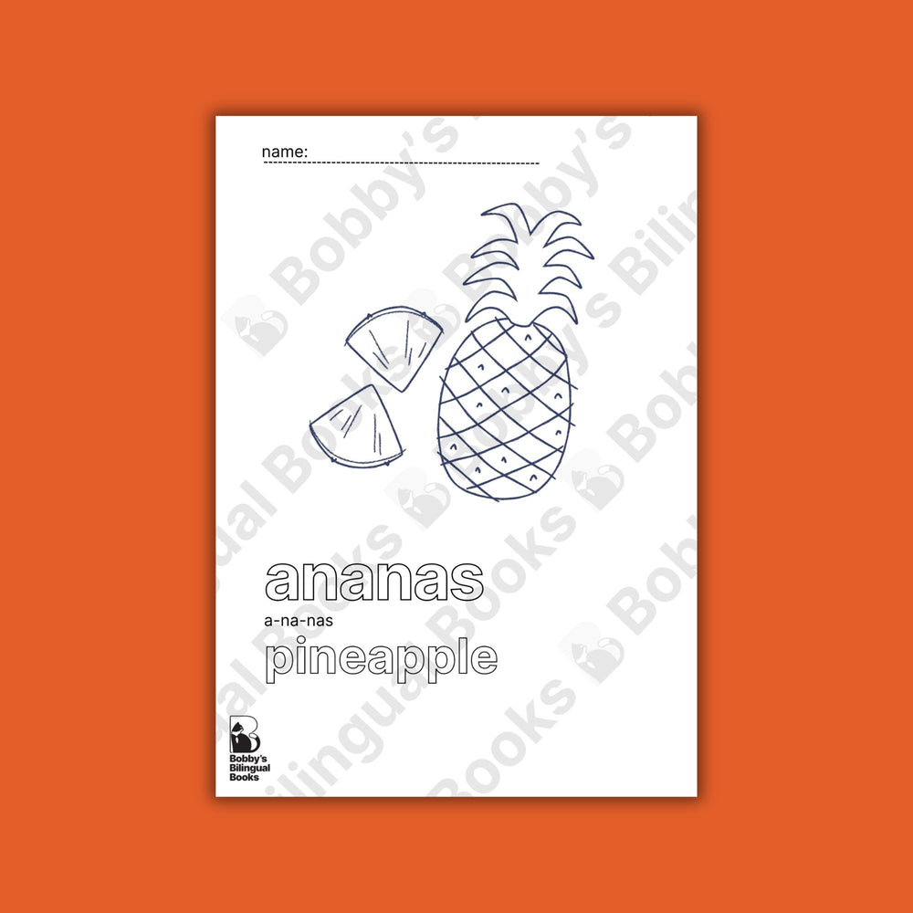 Colouring Sheets - Serbian Fruits - 10 pages