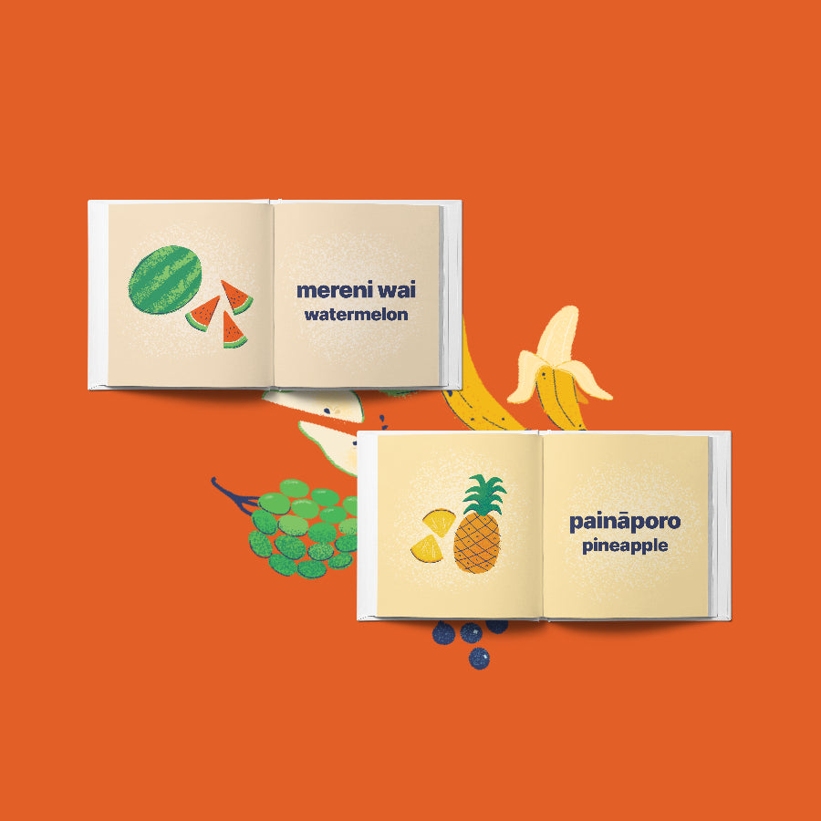 little book of fruits: english + māori